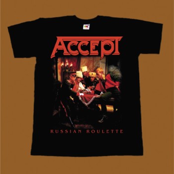 ACCEPT T-SHIRT - RUSSIAN RULETTE
