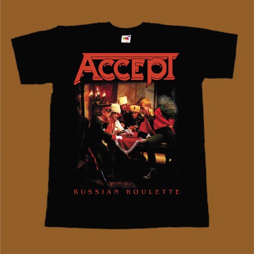 ACCEPT T-SHIRT - RUSSIAN RULETTE