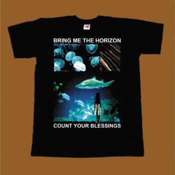 BRING ME THE HORIZON T-SHIRT - COUNT YOUR BLESSINGS