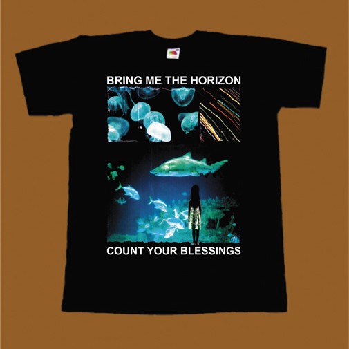 BRING ME THE HORIZON T-SHIRT - COUNT YOUR BLESSINGS