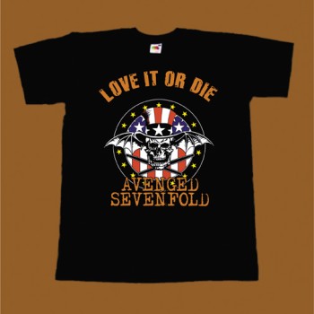 AVENGED SEVENFOLD T-SHIRT - LOVE IT OR DIE