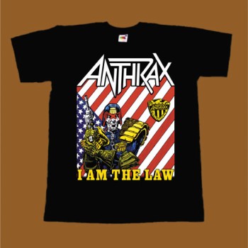 ANTHRAX T-SHIRT - I AM THE LAW 2