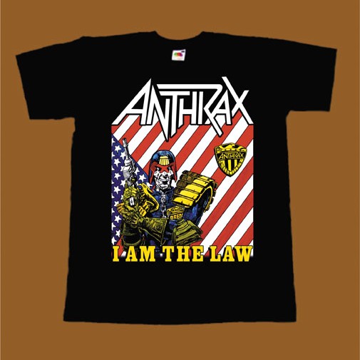 ANTHRAX T-SHIRT - I AM THE LAW 2