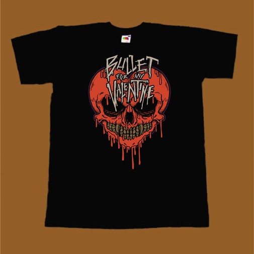 BULLET FOR MY VALENTINE T-SHIRT - HEART