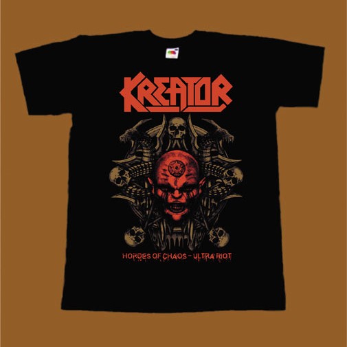 KREATOR T-SHIRT - HORDES OF CHAOS ULTRA RIOT