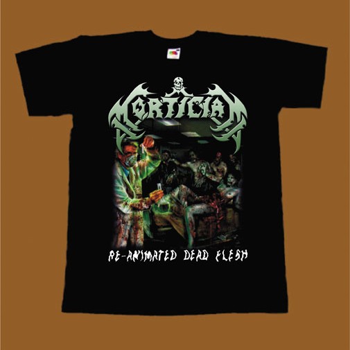 MORTICIAN T-SHIRT - RE ANIMATED DEAD FLESH