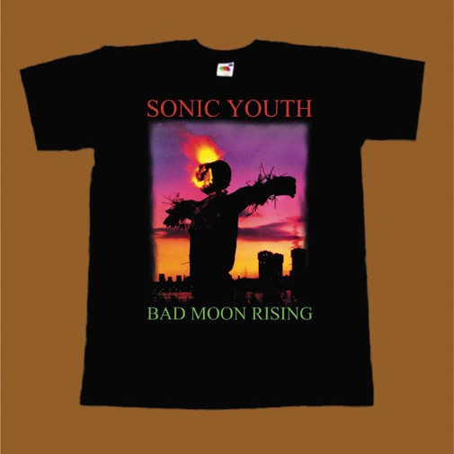 SONIC YOUTH T-SHIRT - BAD MOON RISING