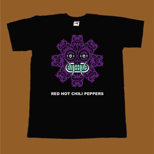 RED HOT CHILI PEPPERS T-SHIRT - MAYA LOGO