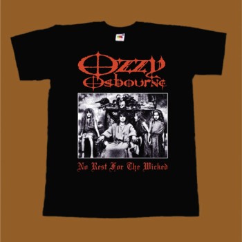 OZZY OSBOURNE T-SHIRT - NO REST FOR THE WICKED