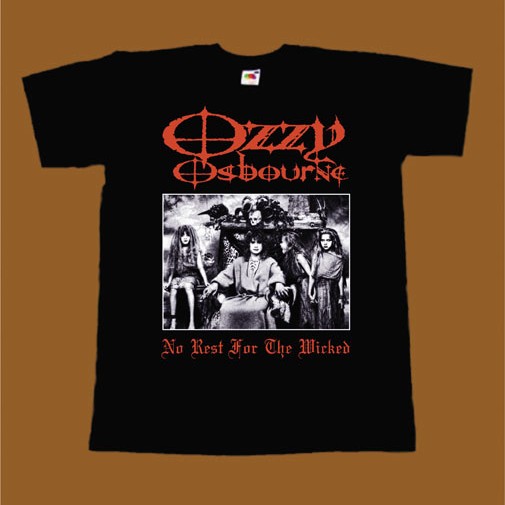 OZZY OSBOURNE T-SHIRT - NO REST FOR THE WICKED