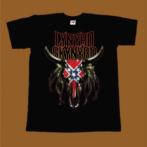 LYNYRD SKYNYRD T-SHIRT - GOAT SKULL 2