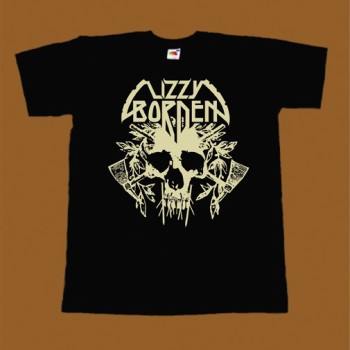 LIZZY BORDEN T-SHIRT - SKULL