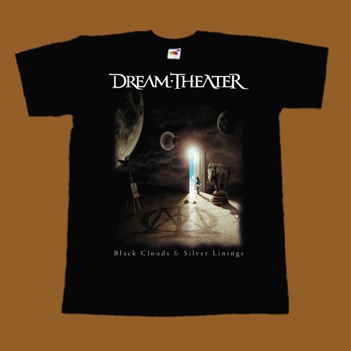 DREAM THEATER T-SHIRT - BLACK CLOUDS AND SILVER LININGS