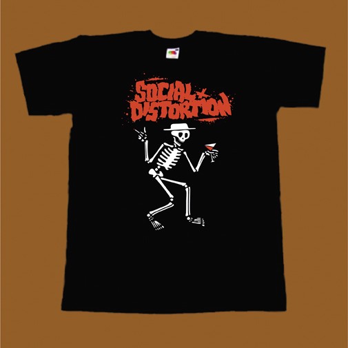 SOCIAL DISTORTION T-SHIRT - LOGO