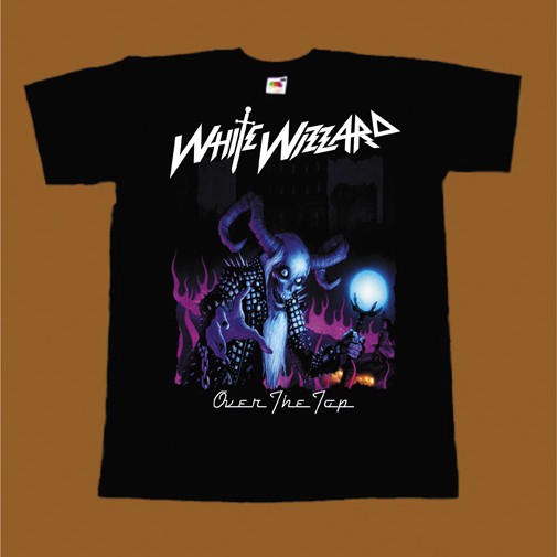 WHITE WIZZARD T-SHIRT - OVER THE TOP