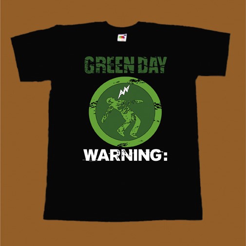 GREEN DAY T-SHIRT - WARNING