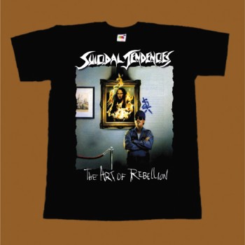 SUICIDAL TENDENCIES T-SHIRT -THE ART OF REBELLION