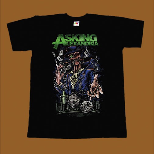 ASKING ALEXANDRIA T-SHIRT - GAMBLER
