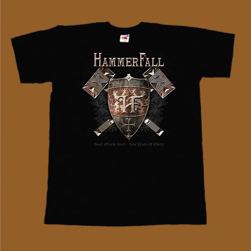 HAMMERFALL T-SHIRT - STEEL MEETS STEEL