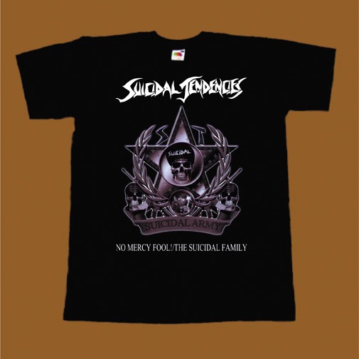 SUICIDAL TENDENCIES T-SHIRT - NO MERCY FOOL