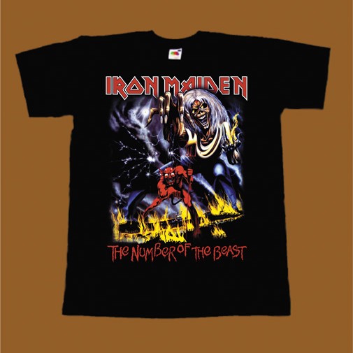 IRON MAIDEN T-SHIRT - THE NUMBER OF THE BEAST 2