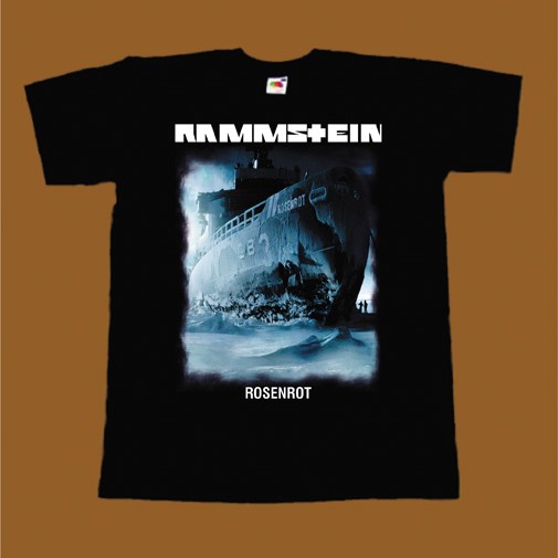 RAMMSTEIN T-SHIRT - ROSENROT 2