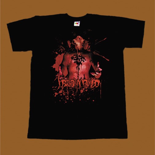 JOB FOR A COWBOY T-SHIRT - RED MONSTER