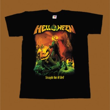 HELLOWEEN T-SHIRT - STRAIGHT OUT OF HELL