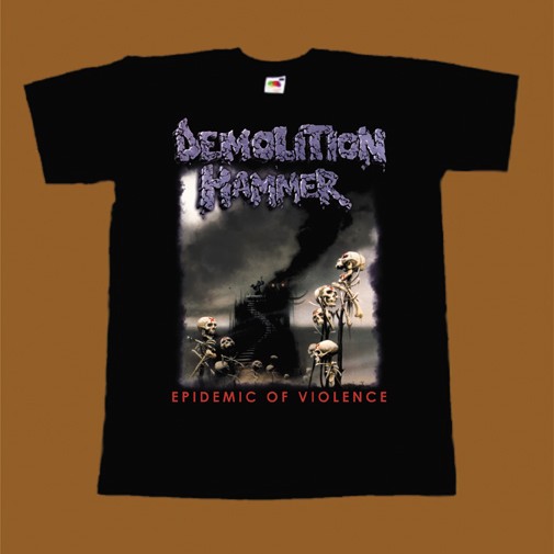 DEMOLITION HAMMER T-SHIRT - EPIDEMIC OF VIOLENCE