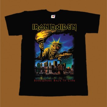 IRON MAIDEN T-SHIRT - SOMEWHERE BACK IN TIME