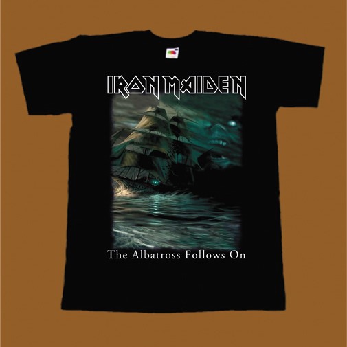 IRON MAIDEN T-SHIRT - THE ALBATROSS FOLLOWS ON
