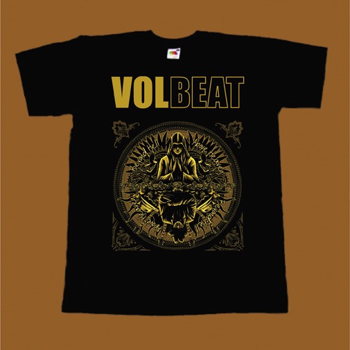 VOLBEAT T-SHIRT - ABOVE HEAVEN BEYOND HELL