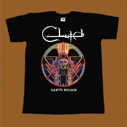 CLUTCH T-SHIRT - EARTH ROCKER