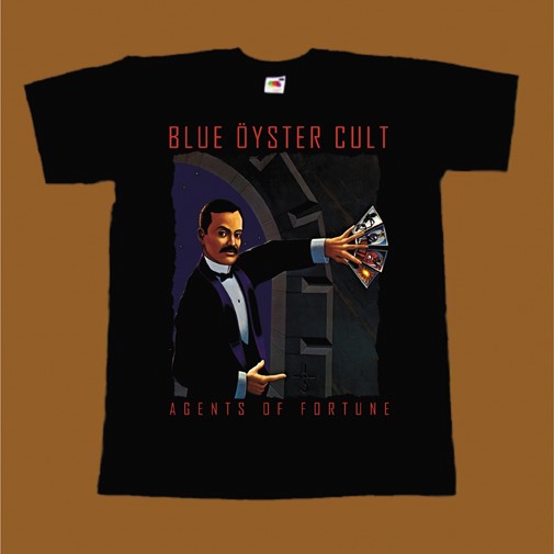 BLUE OYSTER CULT T-SHIRT - AGENTS OF FORTUNE