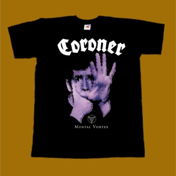 CORONER T-SHIRT - MENTAL VORTEX