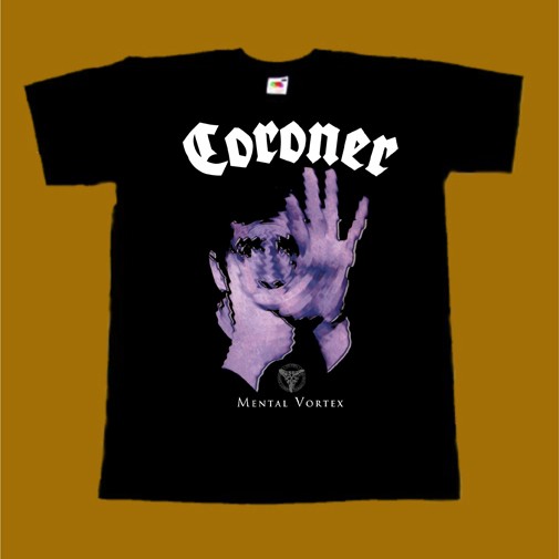 CORONER T-SHIRT - MENTAL VORTEX