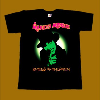 MARILYN MANSON T-SHIRT - SMELLS LIKE CHILDREN