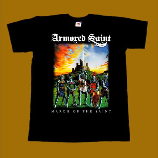 ARMORED SAINT T-SHIRT - MARCH OF THE SAINT
