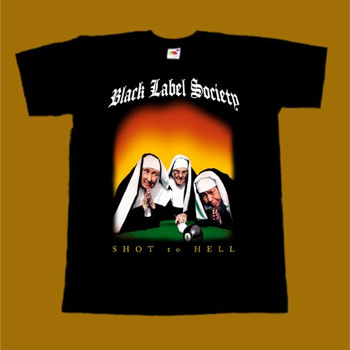BLACK LABEL SOCIETY T-SHIRT - SHOT TO HELL