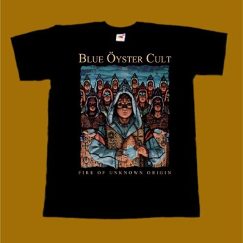 BLUE OYSTER CULT T-SHIRT - FIRE OF UNKNOWN ORIGIN