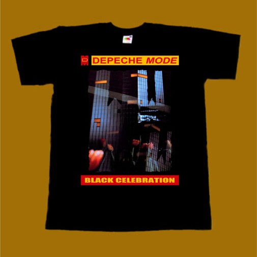 DEPECHE MODE T-SHIRT - BLACK CELEBRATION