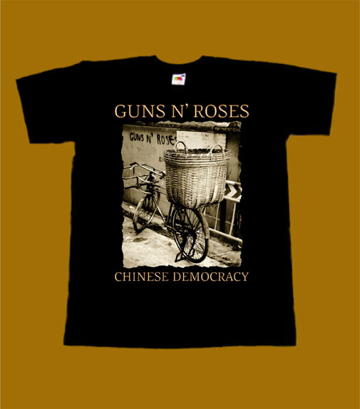 GUNS N ROSES T-SHIRT - CHINESE DEMOCRACY