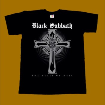 BLACK SABBATH T-SHIRT - THE RULES OF HELL