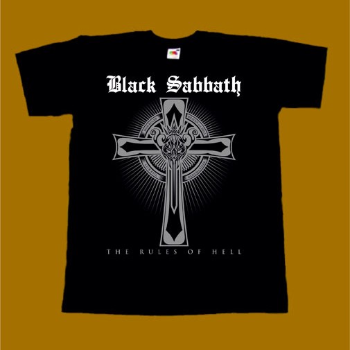 BLACK SABBATH T-SHIRT - THE RULES OF HELL