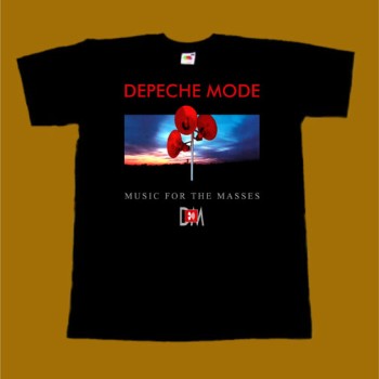 DEPECHE MODE T-SHIRT - MUSIC FOR THE MASSES
