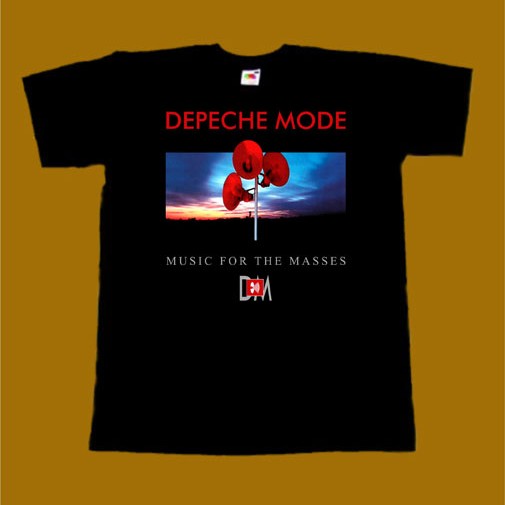 DEPECHE MODE T-SHIRT - MUSIC FOR THE MASSES