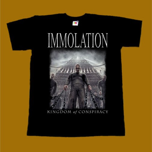 IMMOLATION T-SHIRT - KINGDOM OF CONSPIRACY