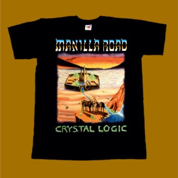 MANILLA ROAD T-SHIRT - CRYSTAL LOGIC