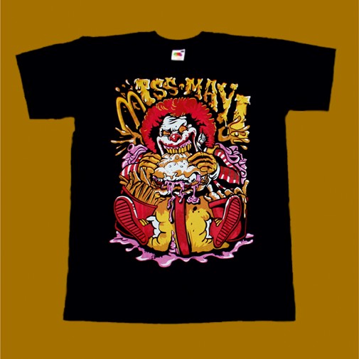 MISS MAY I T-SHIRT - CLOWN