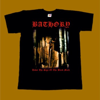 BATHORY T-SHIRT - UNDER THE SIGN OF THE BLACK MARK